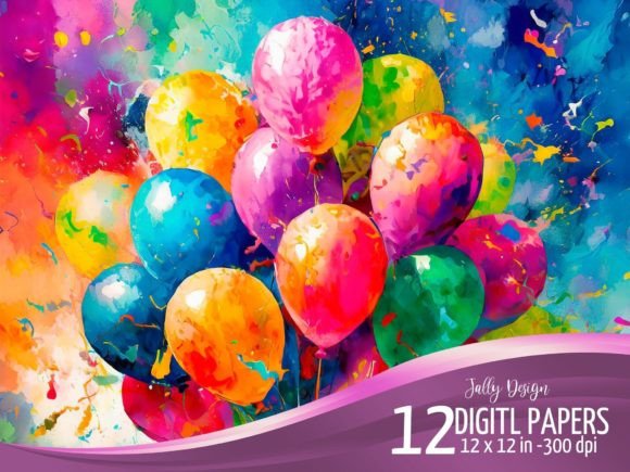 Download Birthday Balloons Color Explosion Party - Balloon Collection