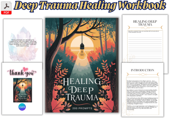 Download Healing Deep Trauma Workbook: 200 Prompt - Prompt Collection