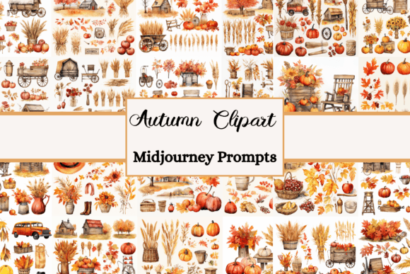 Download Autumn Clipart- Midjourney Prompts - Prompt Collection