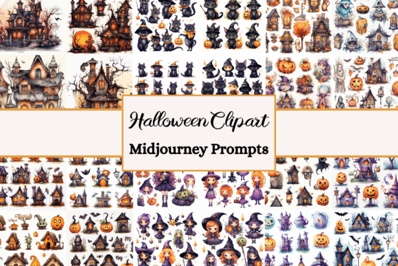 Download Halloween Clipart-Midjourney Prompts - Halloween Collection