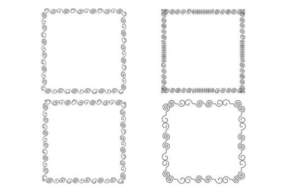 Download Line Art Page Border Design Elements - Border design elements Collection