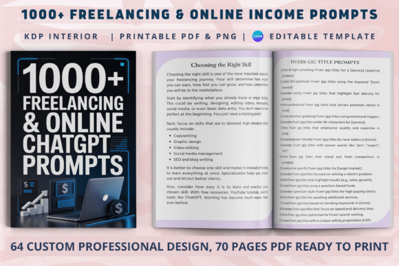 Download 1000+ Freelancing &amp; Online Income Prompt - Prompt Collection