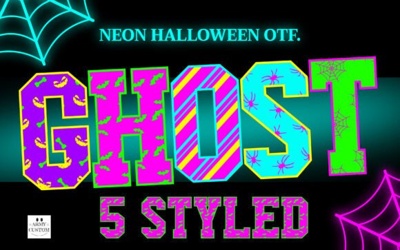Download Halloweenneon Spider - Halloween Collection