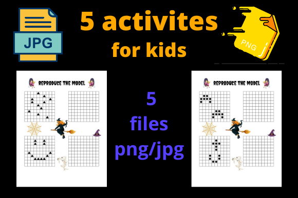 Download 5 Halloween Activities for Kids KDP - Halloween Collection