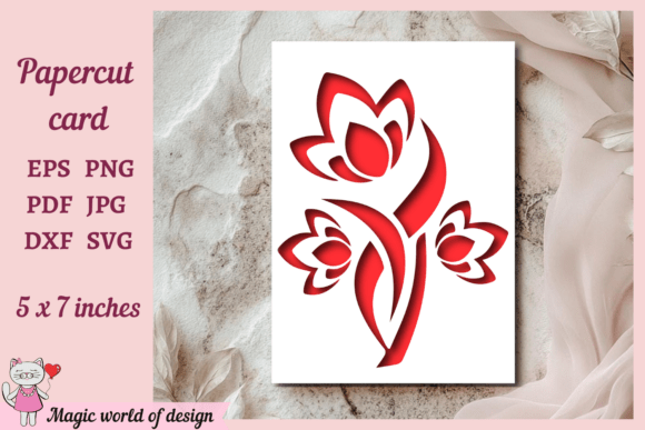 Download A5 Card Template for DIY Papercrafting - Premium Resources