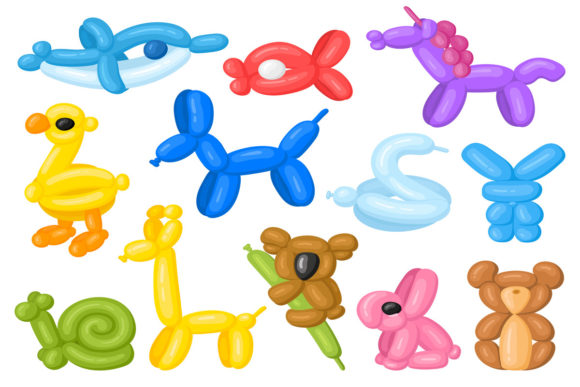 Download Cartoon Birthday Balloons - Balloon Collection
