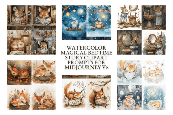 Download Bedtime Story Prompts for Midjourney V6 - Prompt Collection